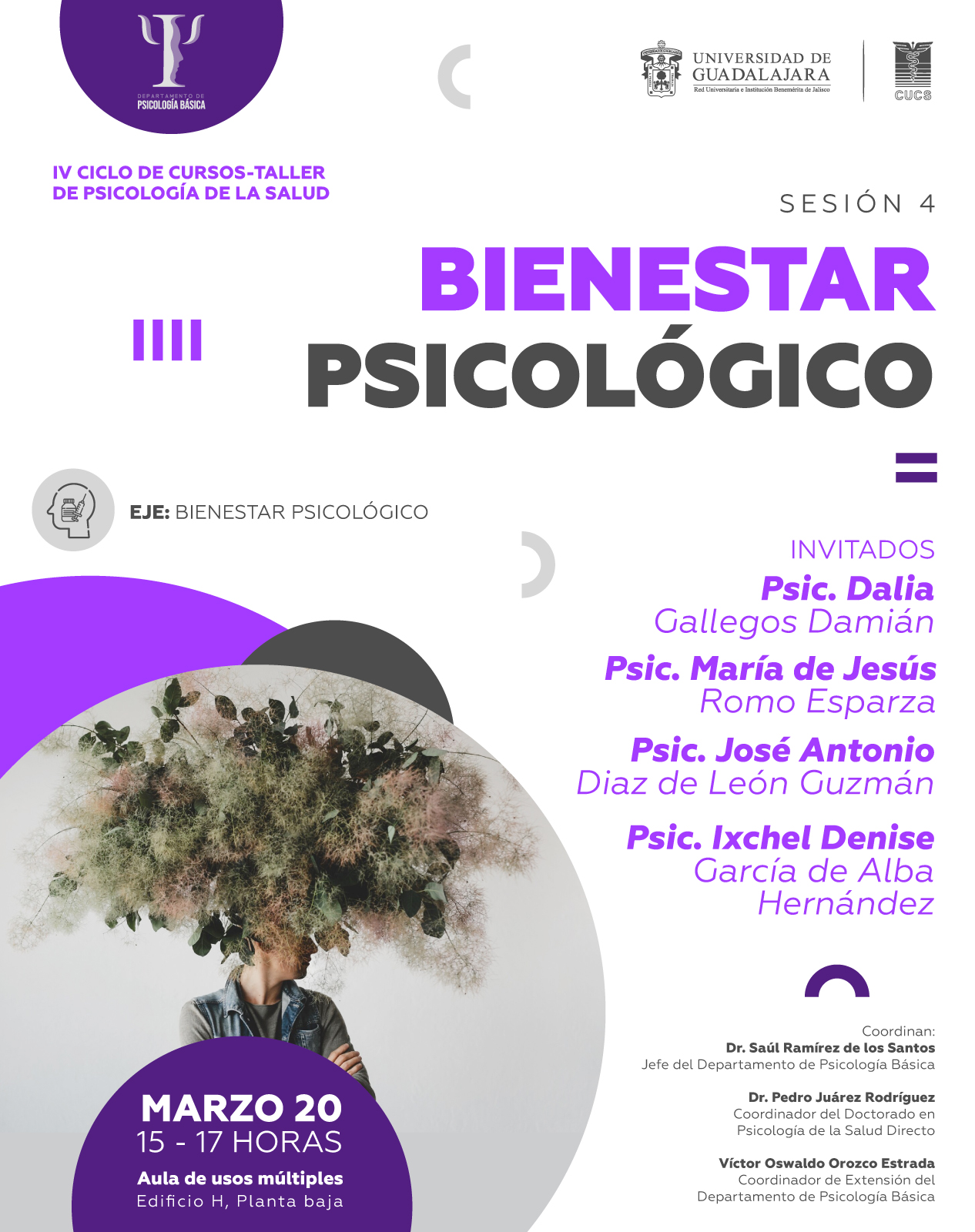 IV Ciclo de Cursos-Taller de Psicología de la Salud - Sesión 4: Bienestar Psicológico